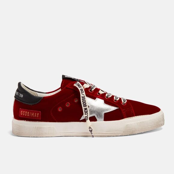 Golden Goose Superstar May Sneakers in Red Velvet size EU 41 / US 11 NEW - Picture 2 of 10